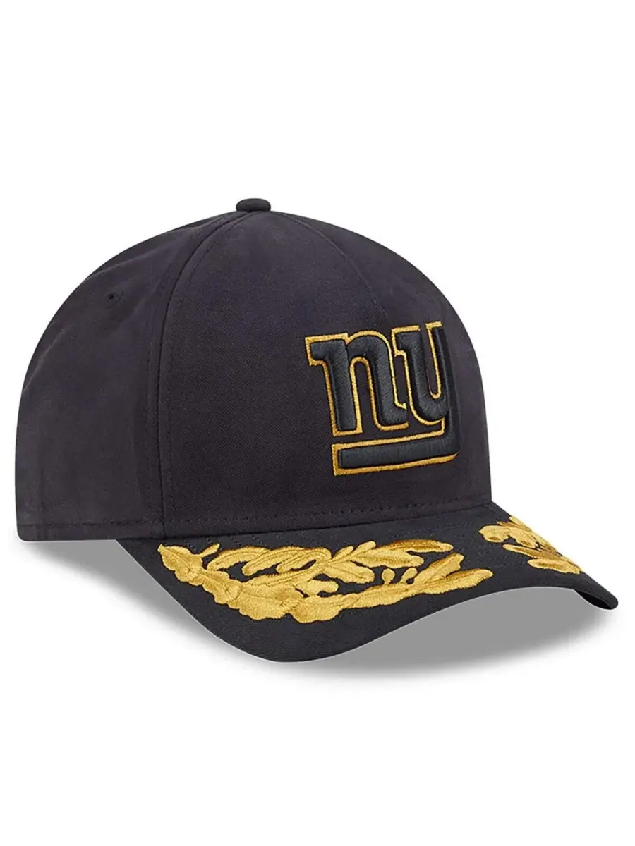 New Era Мужская черная регулируемая кепка Alpha Industries New York Giants A-Frame 9FORTY — изображение 4 из 5, черный