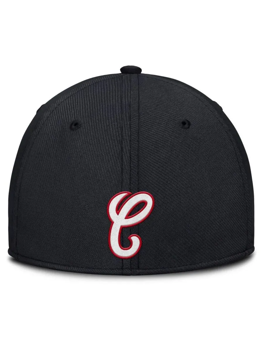 Nike Мужская серо-синяя бейсболка Chicago White Sox Rise Swoosh Performance Flex — изображение 4 из 4, серый темно-синий