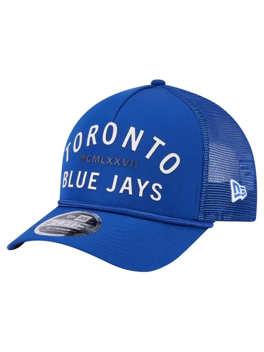 New Era Мужская минималистичная регулируемая кепка 9FORTY A-Frame с символикой команды Toronto Blue