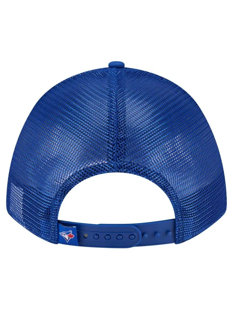 New Era Мужская минималистичная регулируемая кепка 9FORTY A-Frame с символикой команды Toronto Blue — изображение 4 из 4
