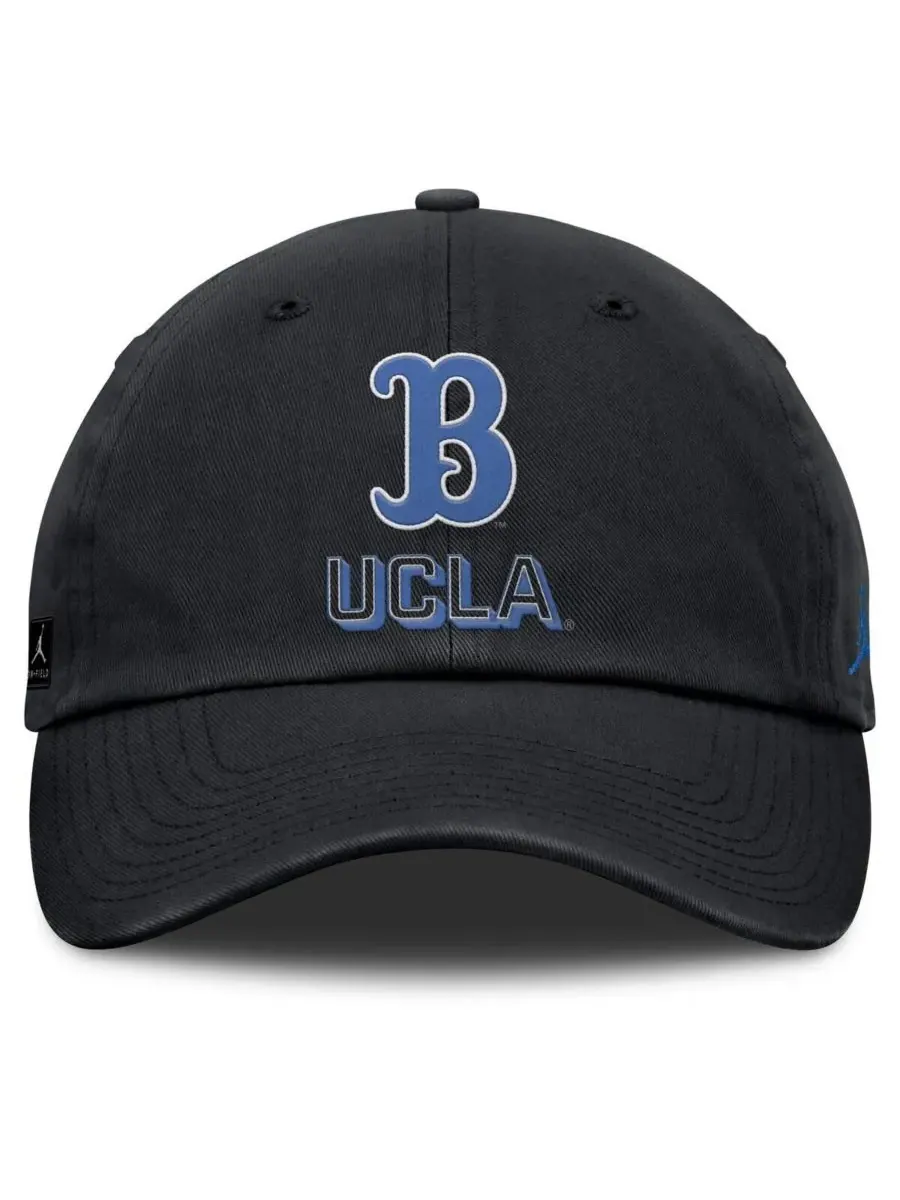 Jordan Мужская черная регулируемая кепка UCLA Bruins 2025 On-Field Club — изображение 2 из 4, черный