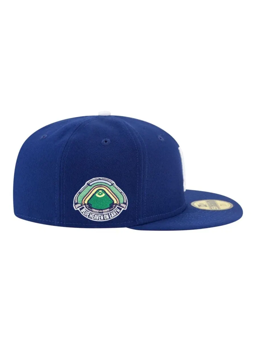 Бейсболка New Era 59FIFTY с вышивкой и памятной нашивкой — изображение 2 из 5, королевский