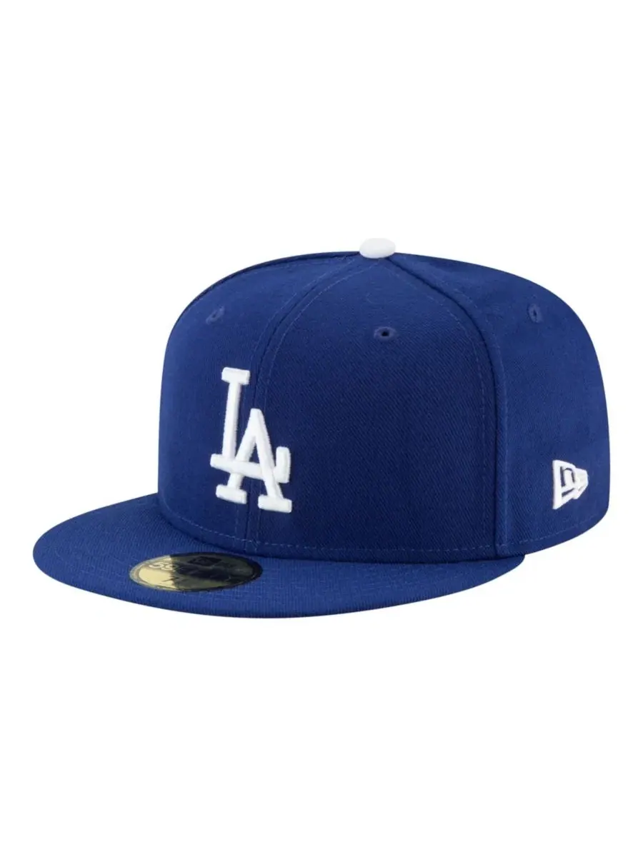 Бейсболка New Era 59FIFTY с вышивкой и памятной нашивкой — изображение 4 из 5, королевский