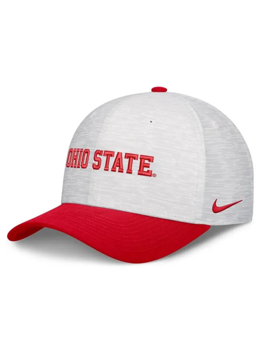 Кепка Nike Primetime Rise с вышивкой Ohio State Buckeyes