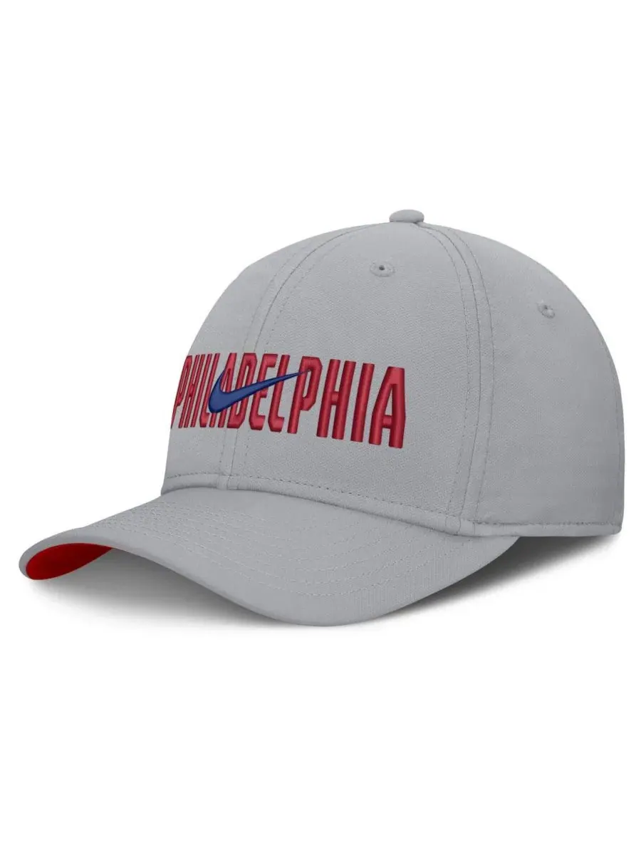 Кепка Nike Philadelphia Phillies Primetime Rise Dri-FIT Flex