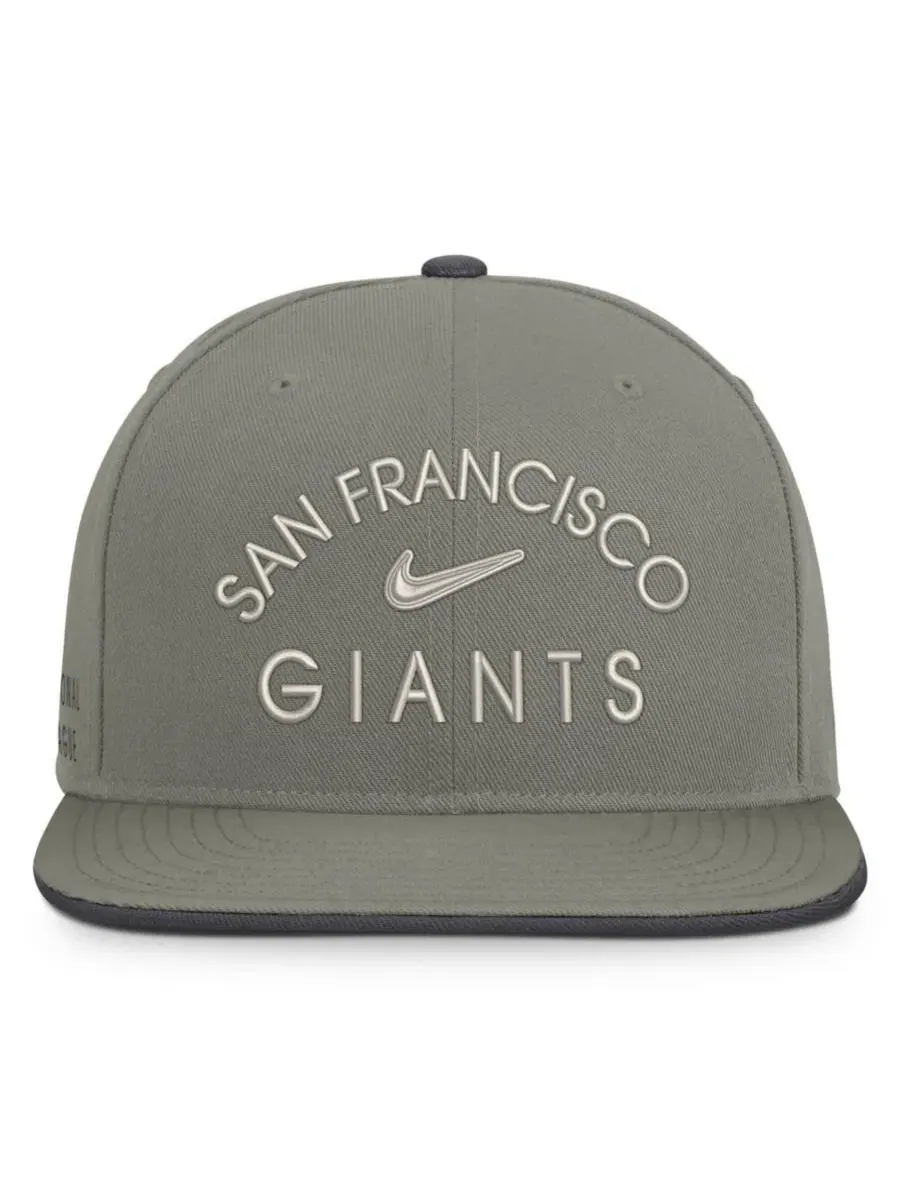 Кепка-снэпбек Nike Pro Dri-FIT San Francisco Giants — изображение 2 из 5, серый