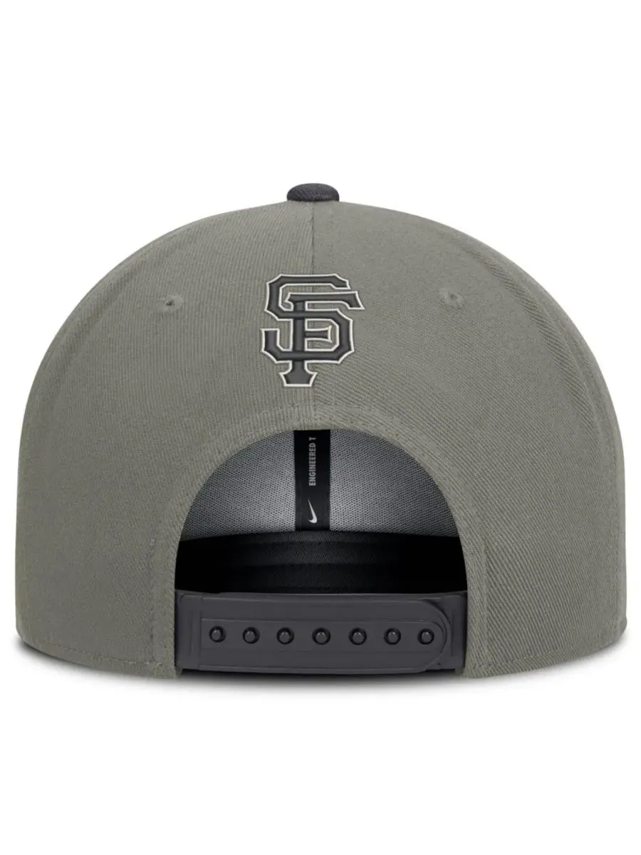 Кепка-снэпбек Nike Pro Dri-FIT San Francisco Giants — изображение 4 из 5, серый