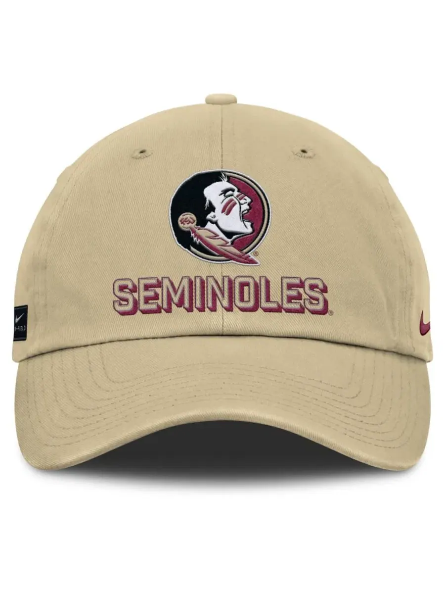 Бейсболка Nike Florida State Seminoles 2025 On-Field Club — изображение 2 из 4, золото