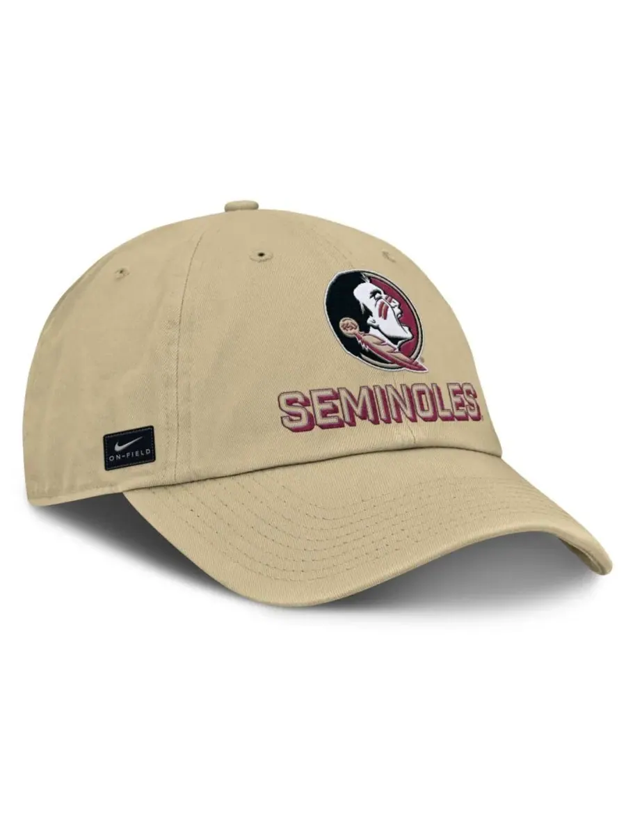 Бейсболка Nike Florida State Seminoles 2025 On-Field Club — изображение 3 из 4, золото