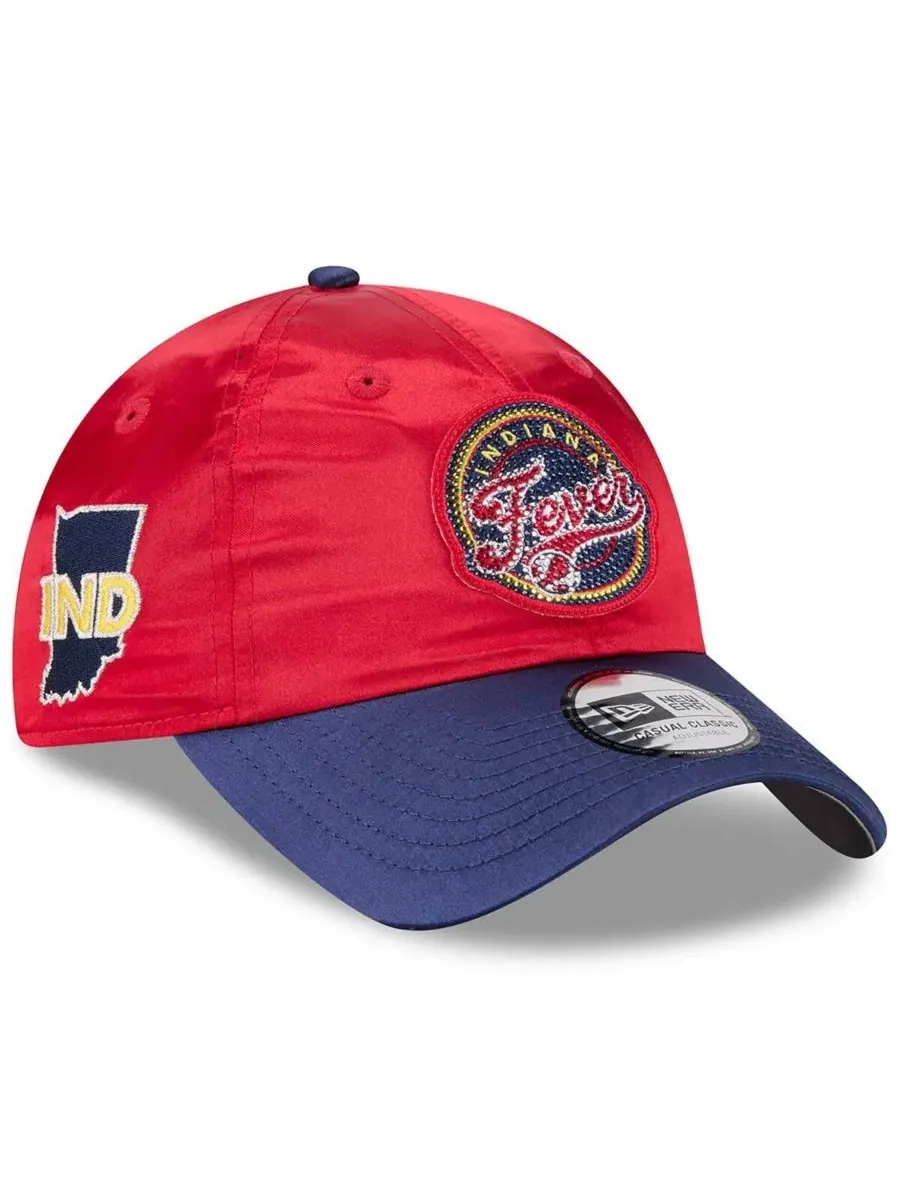 Кепка с вышивкой и стразами Indiana Fever 2026 WNBA Draft Casual Classic Adjustable Hat New Era
