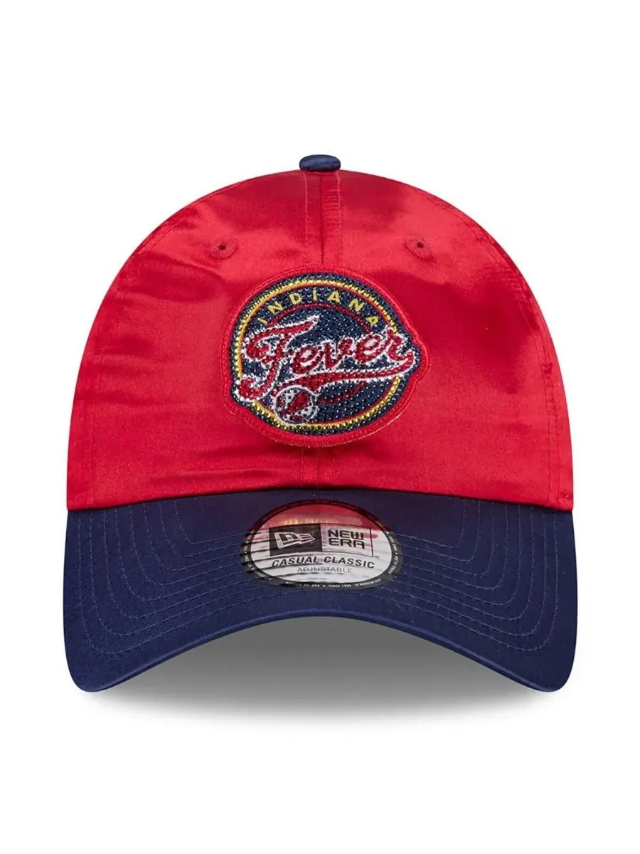 Кепка с вышивкой и стразами Indiana Fever 2026 WNBA Draft Casual Classic Adjustable Hat New Era — изображение 2 из 5