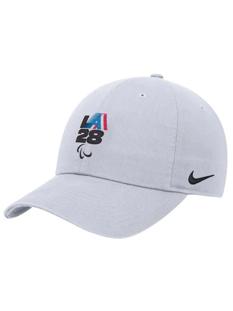 Детская бейсболка с вышивкой LA28 Summer Paralympics Retro Stripes Club Nike