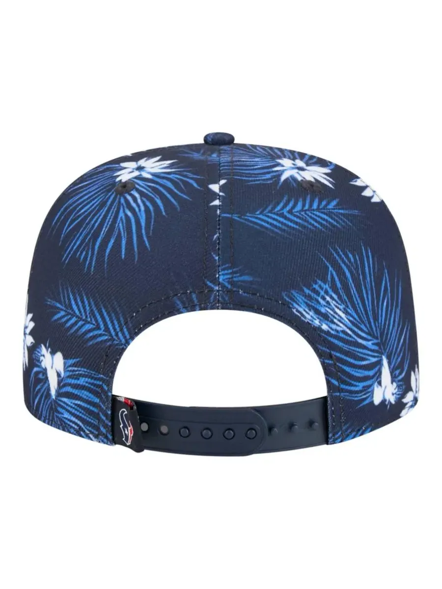 Кепка-снэпбек New Era Houston Texans Palm Print A-Frame 9FIFTY — изображение 4 из 5, темно-синий