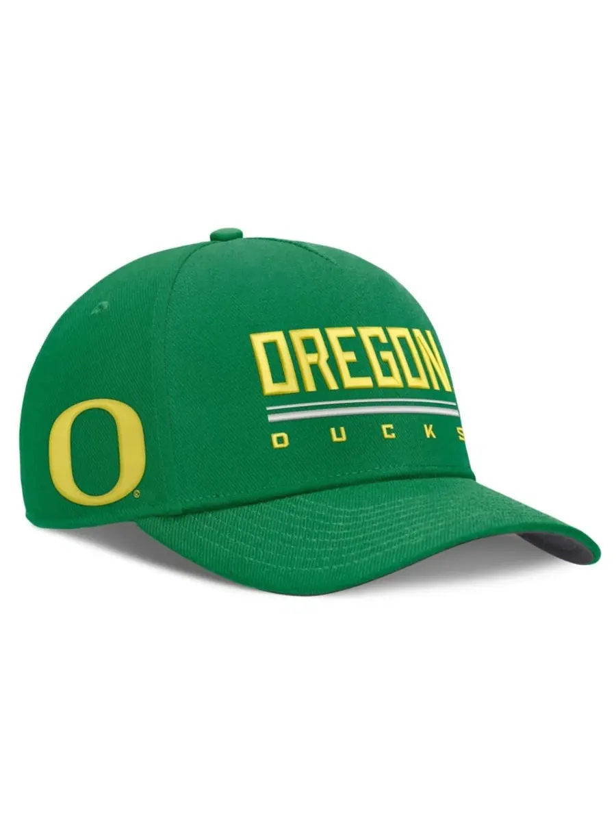 Кепка Nike Oregon Ducks 2026 Sideline Dri-FIT Rise Adjustable — изображение 3 из 5, зеленый