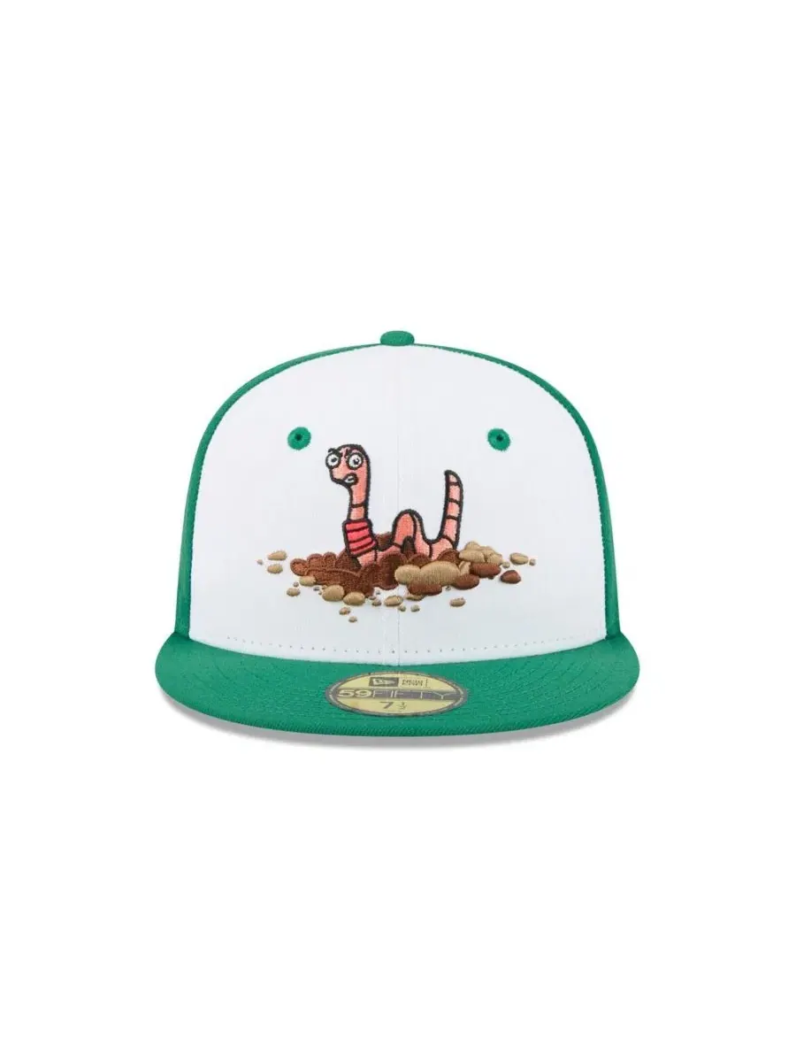 Кепка с высокой тульей Worcester Red Sox Theme Nights 59FIFTY New Era — изображение 2 из 4, белый