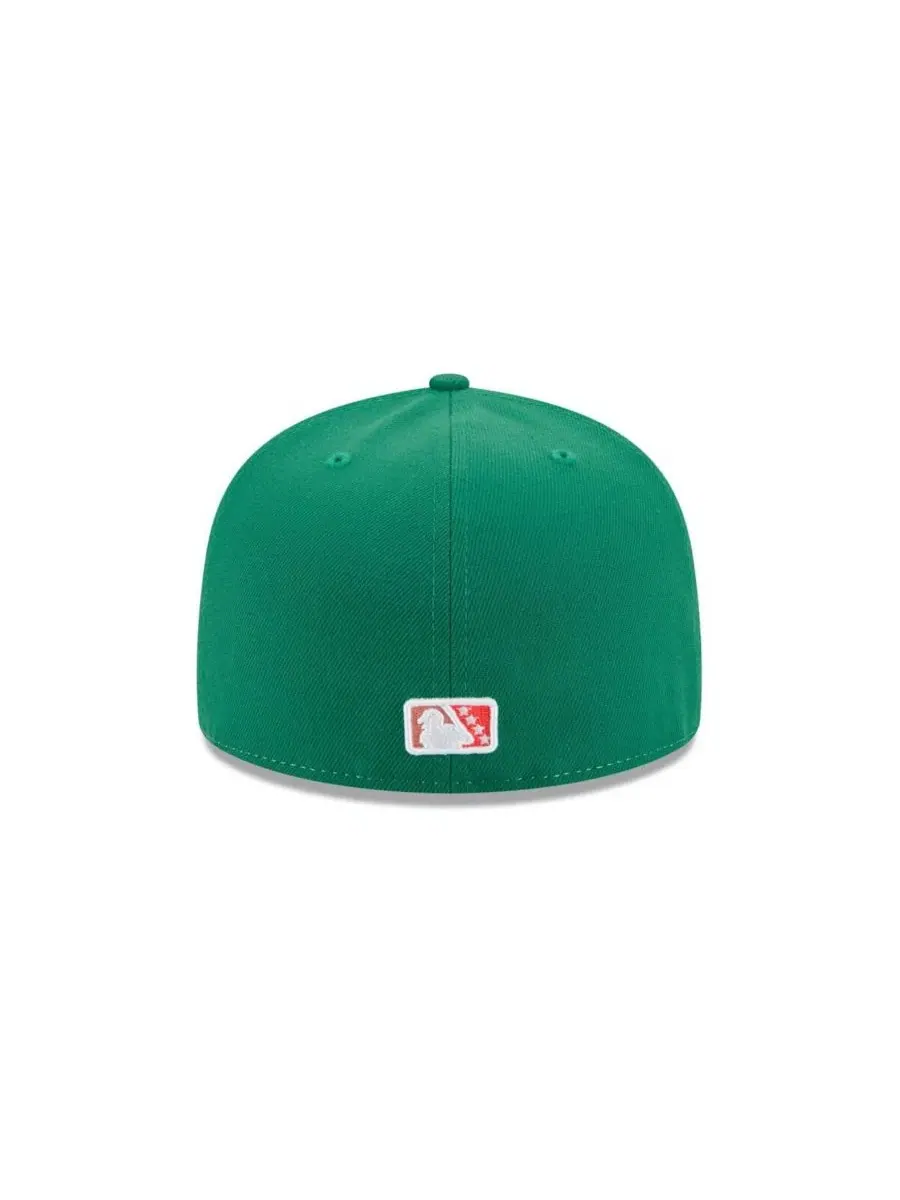 Кепка с высокой тульей Worcester Red Sox Theme Nights 59FIFTY New Era — изображение 4 из 4, белый