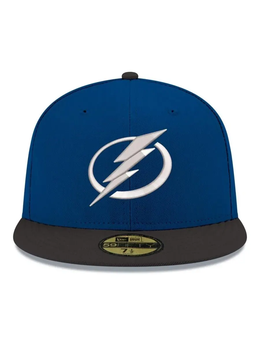 Кепка New Era с вышитым логотипом Tampa Bay Lightning — изображение 2 из 4, синий черный