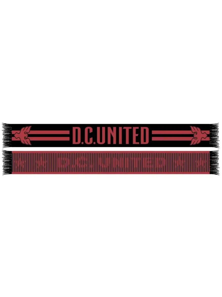 Шарф с дизайном D.C. United Jersey Hook Ruffneck Scarves — черный