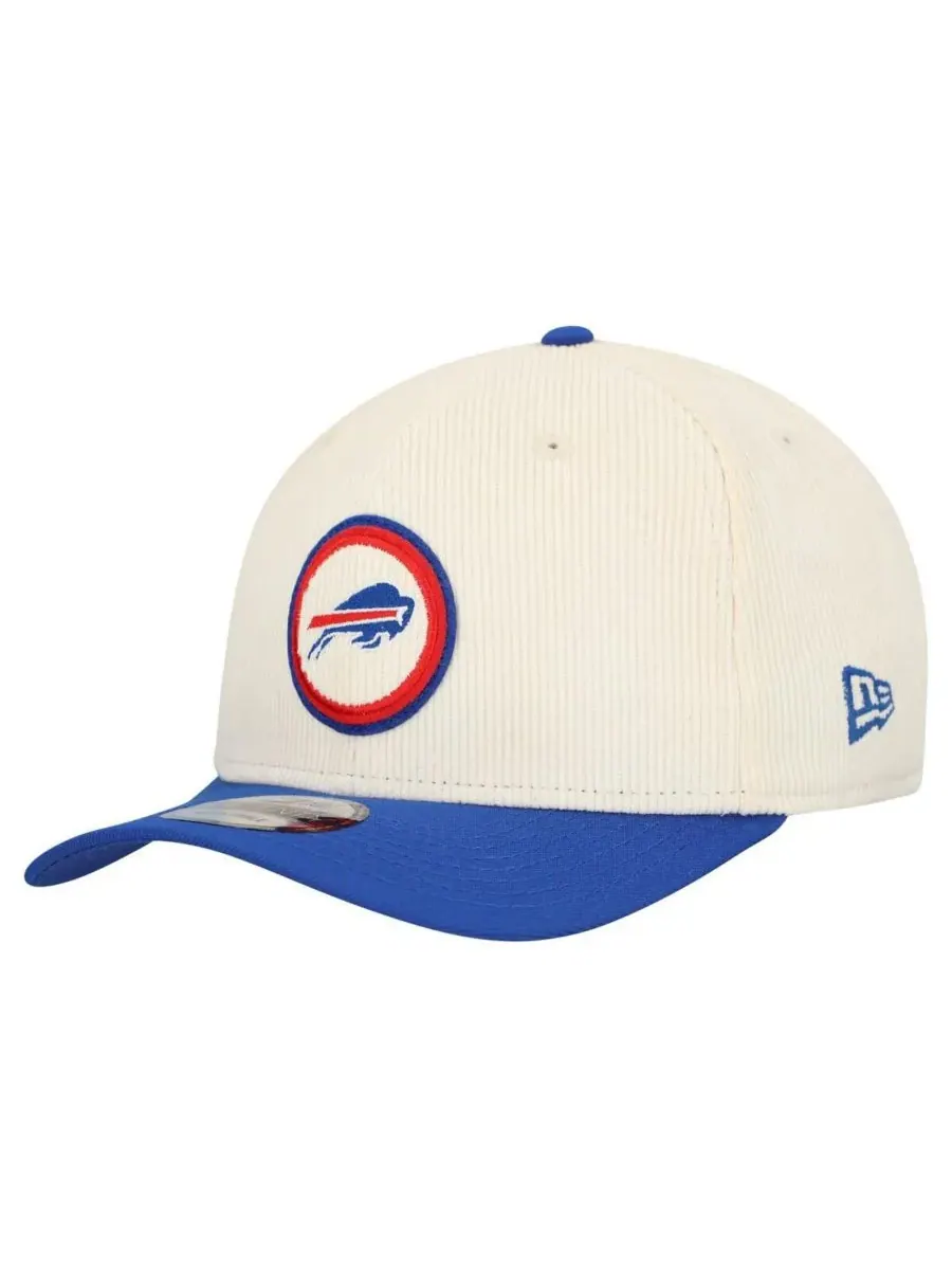 Мужская регулируемая кепка Stone Buffalo Bills Loyal Corduroy 9SEVENTY New Era