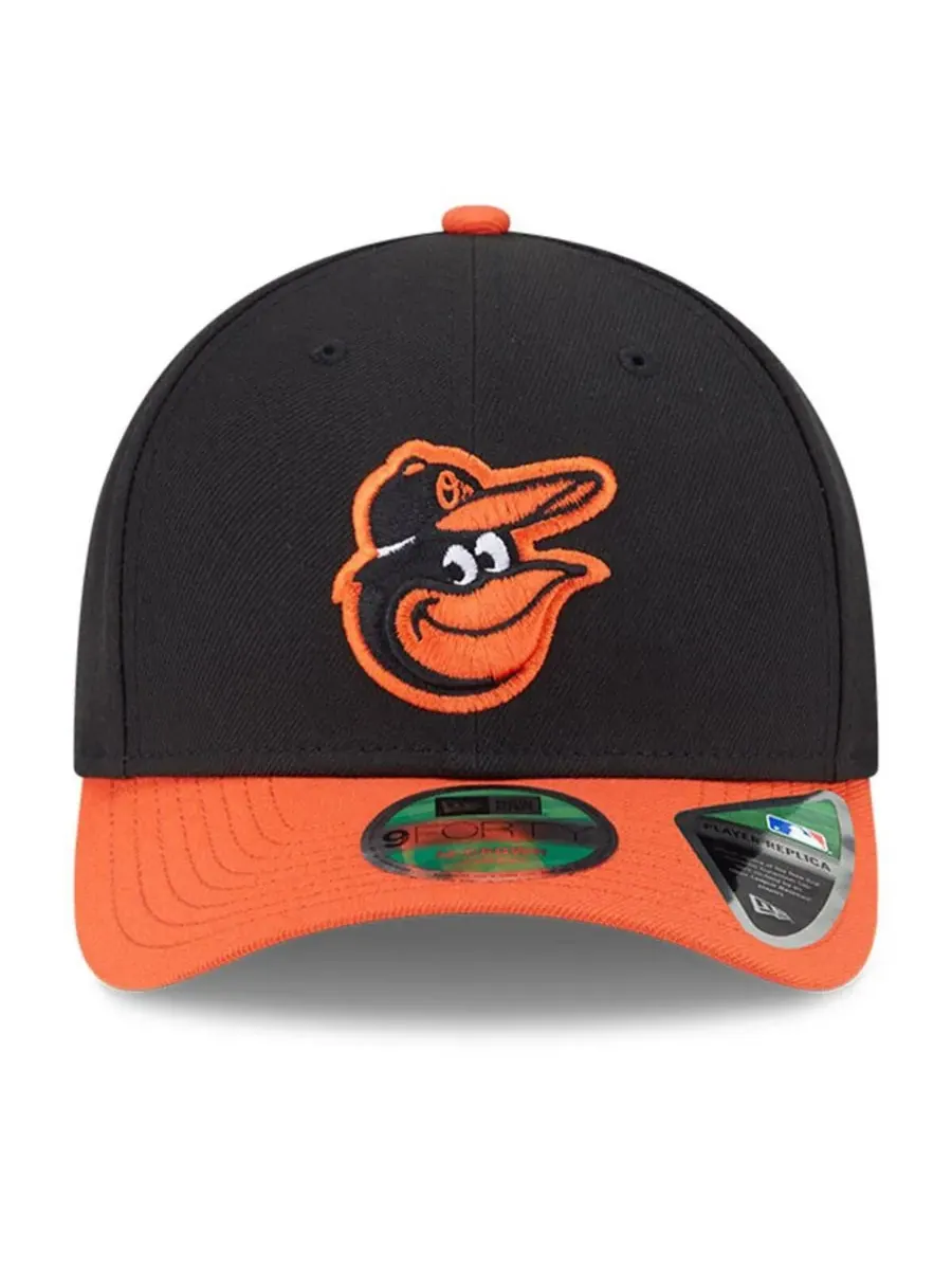 New Era Мужская черная бейсболка Baltimore Orioles, реплика игрока команды 9FORTY, регулируемая по — изображение 4 из 5