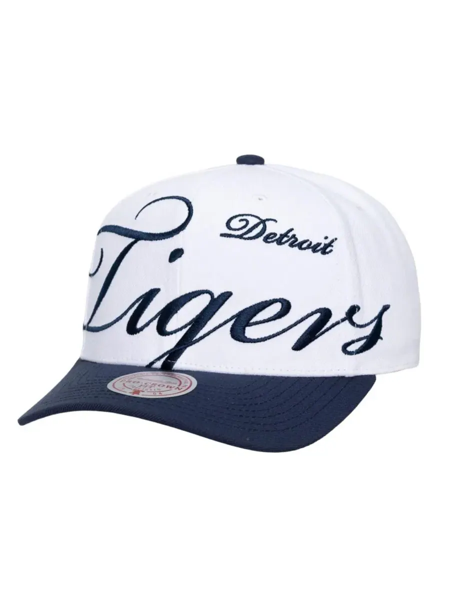 Кепка Mitchell & Ness с вышивкой — изображение 5 из 5, белый темно-синий