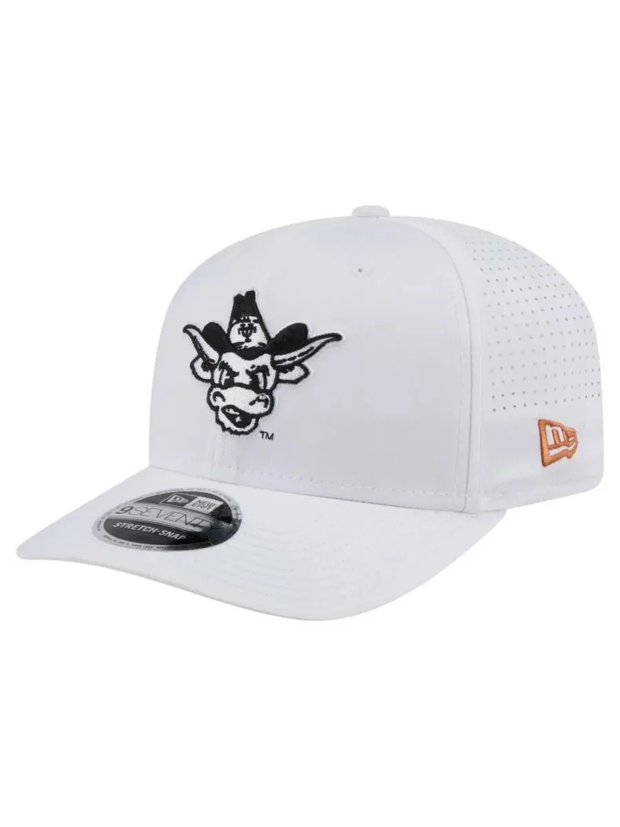 Кепка с принтом Texas Longhorns Perform Vault 9SEVENTY Stretch-Snap New Era