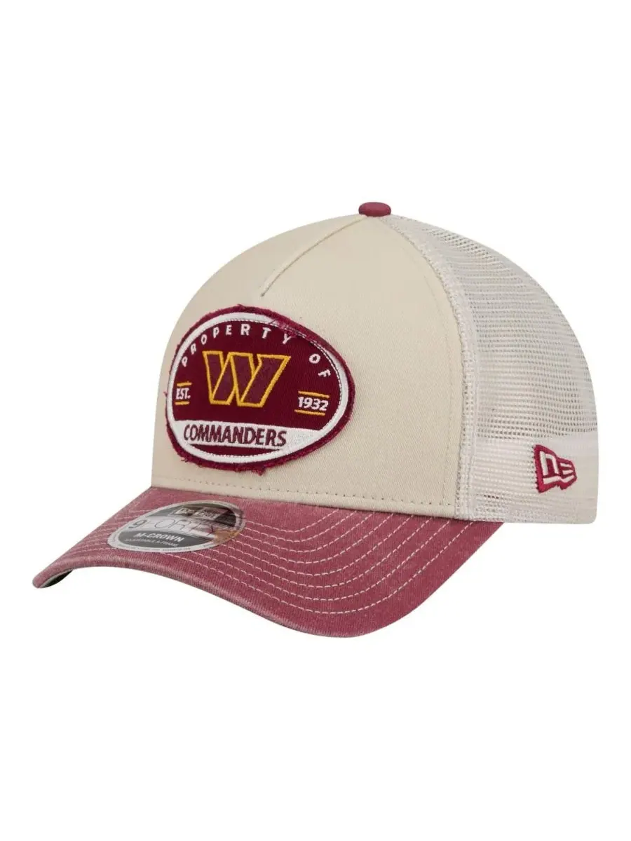 Бейсболка New Era Washington Commanders Frayed M-Crown A-Frame 9FORTY
