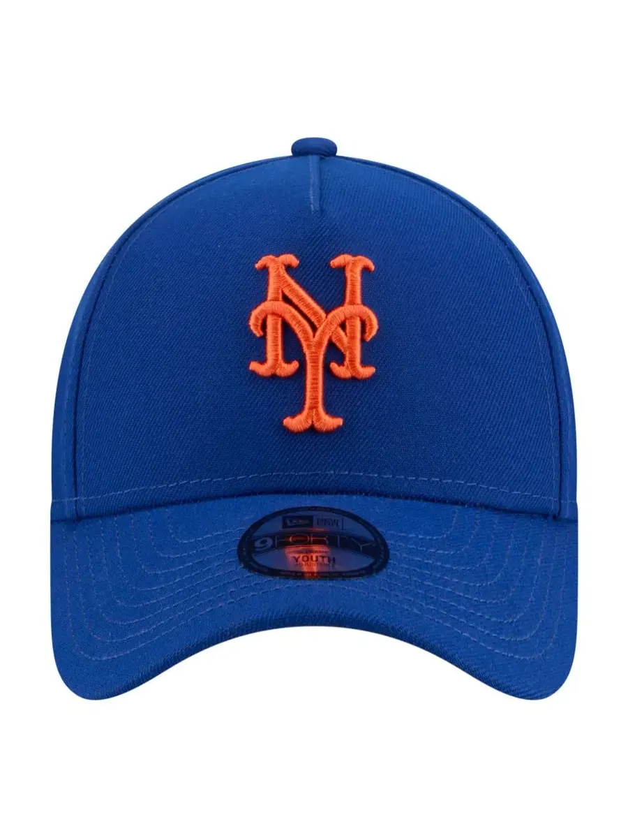 Кепка с принтом New York Mets, модель 9FORTY A-Frame New Era — изображение 2 из 5, королевский