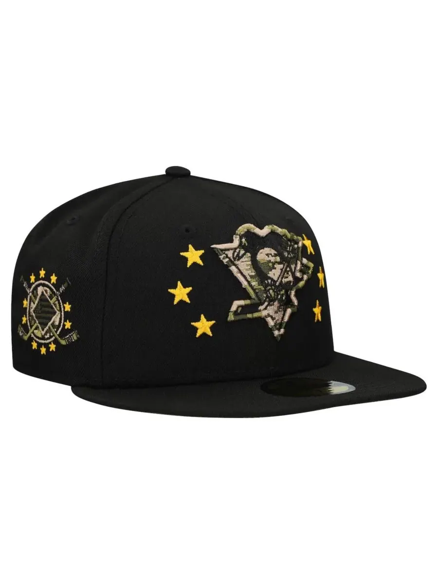Кепка с высокой тульей и плоским козырьком, с вышивкой New Era