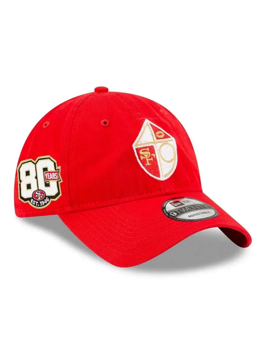 Кепка с принтом 80th Anniversary Side Patch 9TWENTY New Era