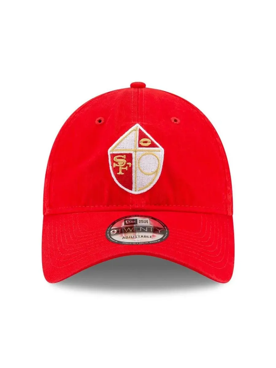 Кепка с принтом 80th Anniversary Side Patch 9TWENTY New Era — изображение 2 из 4, алый