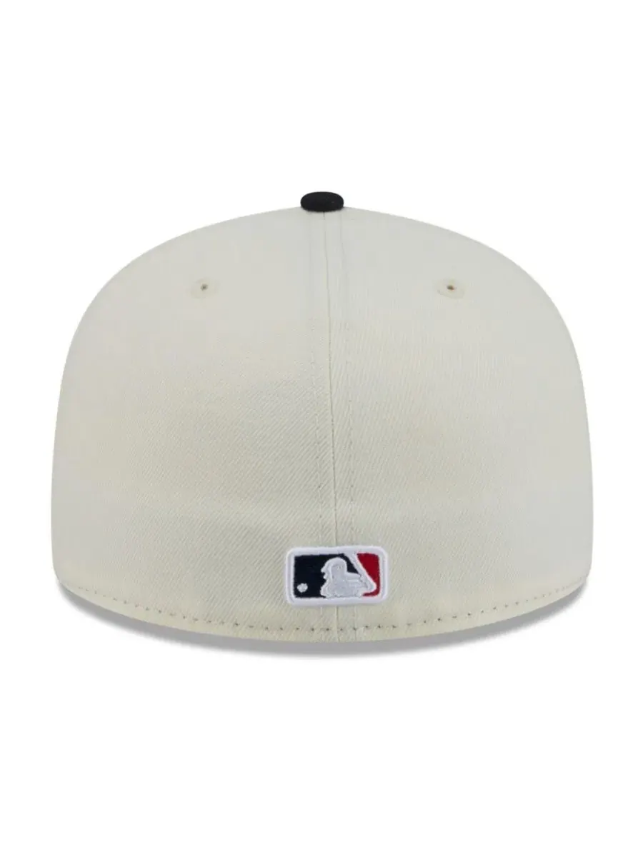 Кепка New Era Atlanta Braves Blossom 59FIFTY — изображение 3 из 5, белый темно-синий