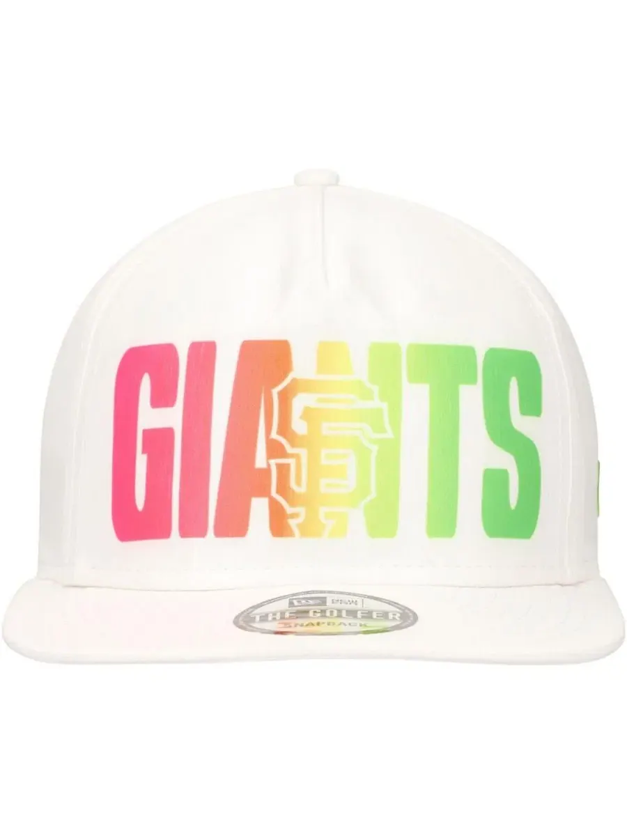 Кепка-гольфист Spring Spectrum с вышивкой San Francisco Giants New Era — изображение 2 из 4, белый