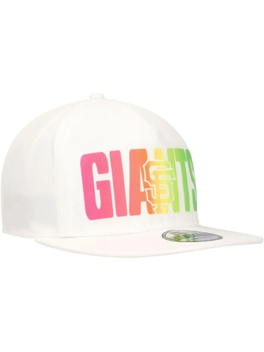 Кепка-гольфист Spring Spectrum с вышивкой San Francisco Giants New Era — изображение 3 из 4, белый