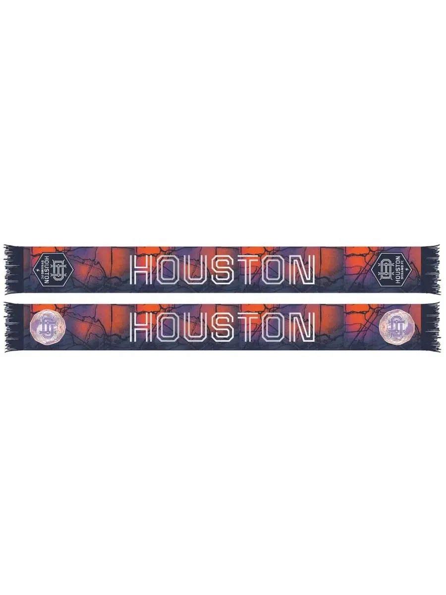 Шарф с дизайном Jersey Hook Houston Dynamo FC Ruffneck Scarves — фиолетовый
