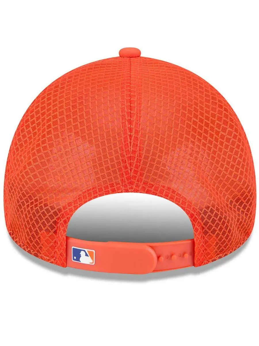 Кепка-тракер с вышитым логотипом New York Mets New Era — изображение 2 из 4, оранжевый