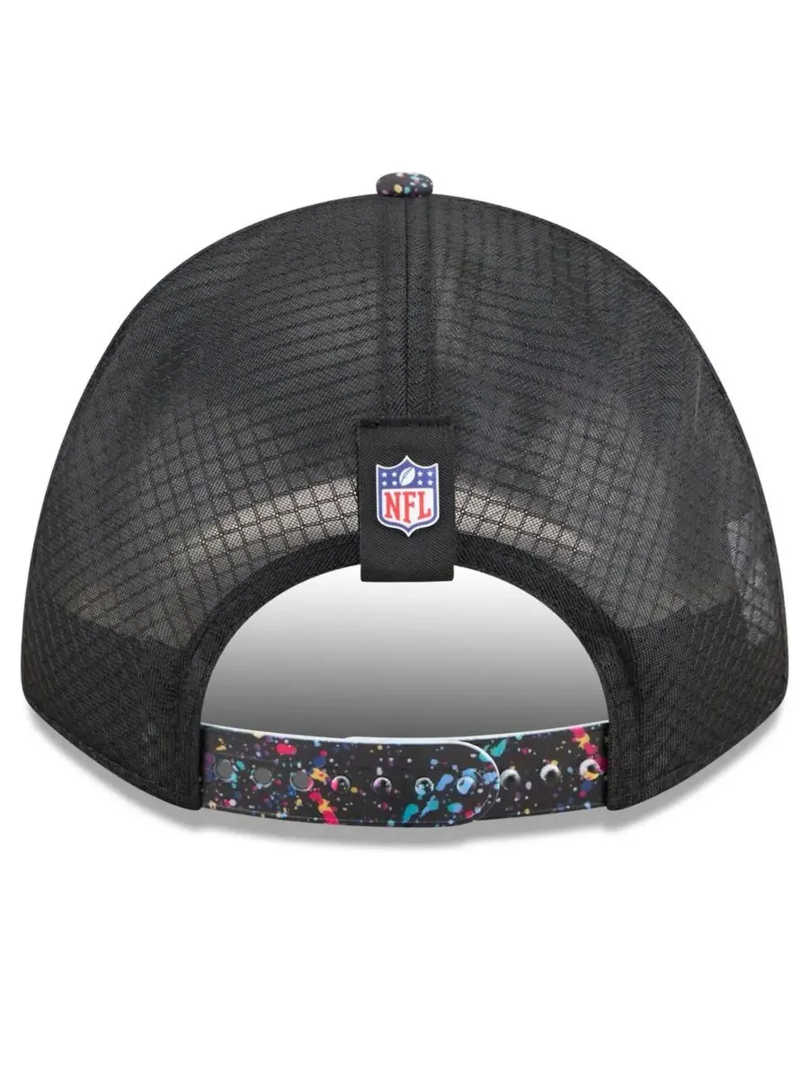 New Era Мужская черная регулируемая кепка New York Jets 2025 NFL Crucial Catch 9FORTY — изображение 4 из 4, черный