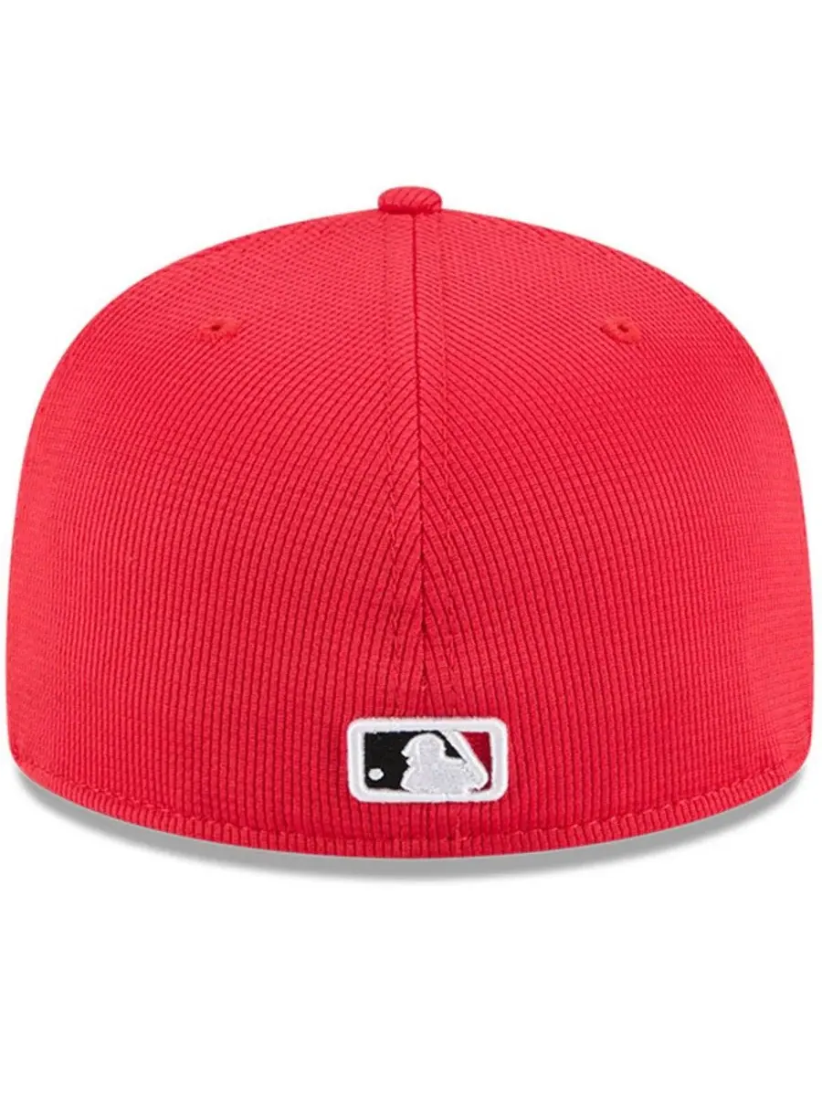 New Era Мужская красная бейсболка Cincinnati Reds City Connect Batting Practice 59FIFTY Fitted Hat — изображение 4 из 4