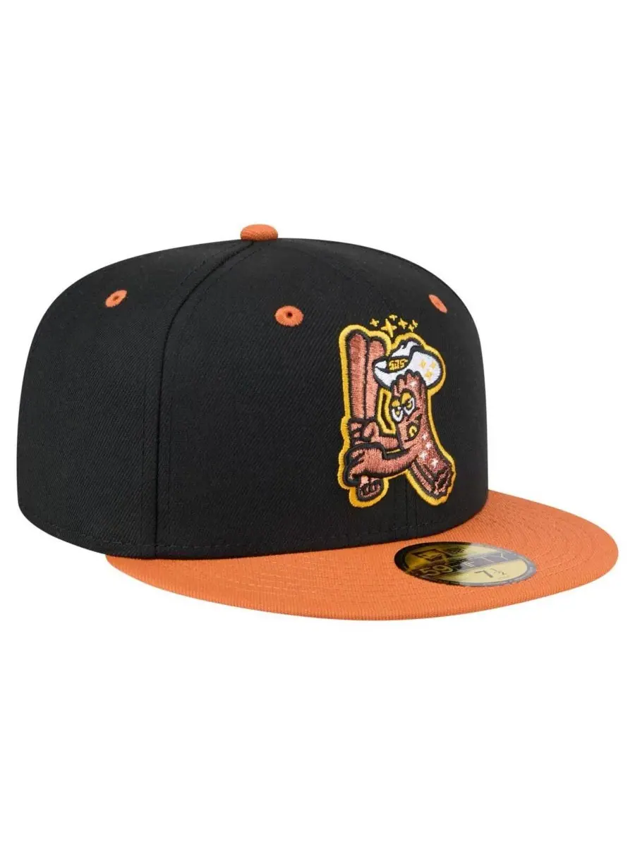 New Era Мужская кепка San Jose Giants Copa de la Diversion 59FIFTY — изображение 3 из 4, черный оранжевый