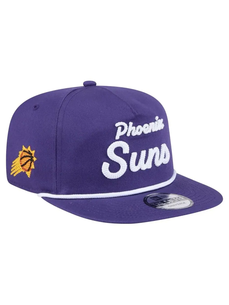 New Era Мужская фиолетовая кепка-бейсболка Phoenix Suns с надписью Team Text
