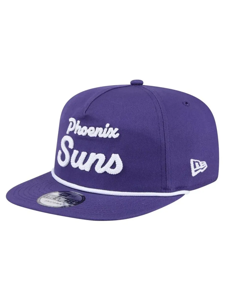New Era Мужская фиолетовая кепка-бейсболка Phoenix Suns с надписью Team Text — изображение 3 из 4, фиолетовый