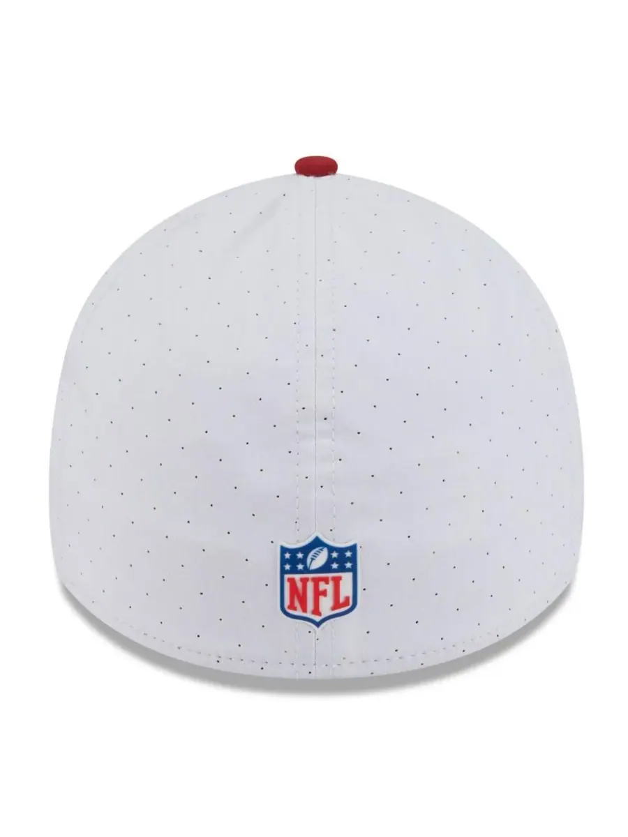New Era Мужская белая/синяя бейсболка Arizona Cardinals 2025 NFL Training Camp 39THIRTY Flex Hat — изображение 4 из 4, белый