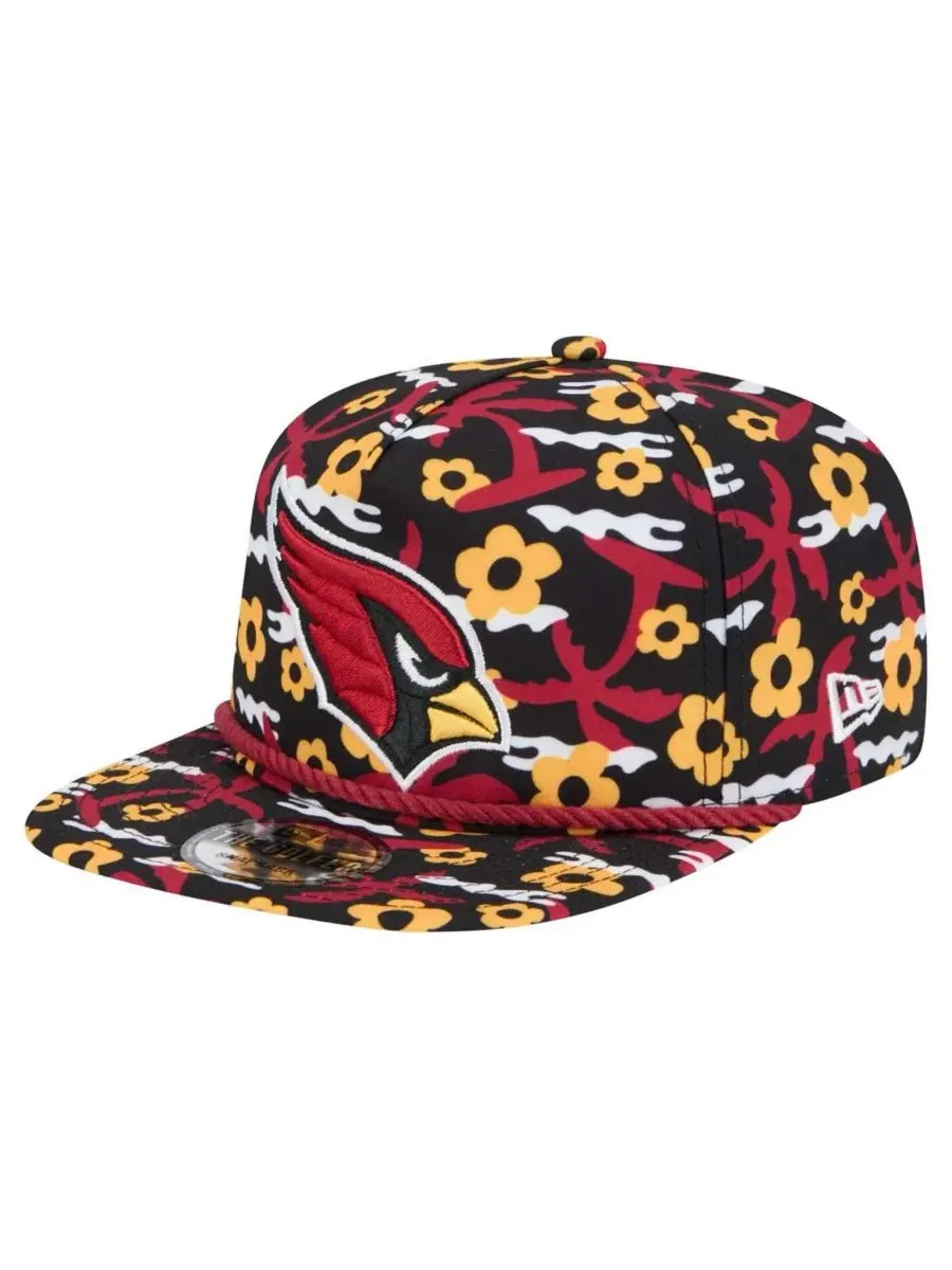 New Era Мужская черная бейсболка Arizona Cardinals Wakey Wakey Golfer Snapback