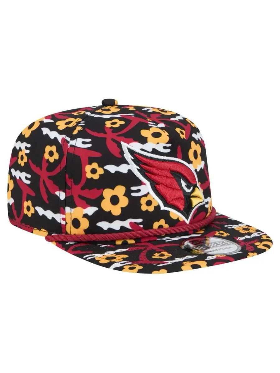 New Era Мужская черная бейсболка Arizona Cardinals Wakey Wakey Golfer Snapback — изображение 2 из 5, черный