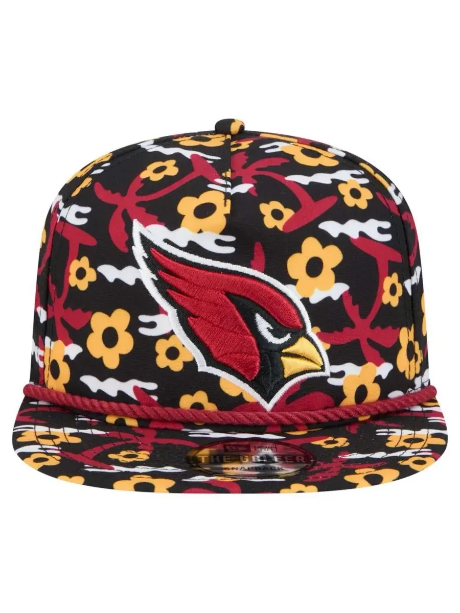New Era Мужская черная бейсболка Arizona Cardinals Wakey Wakey Golfer Snapback — изображение 5 из 5, черный