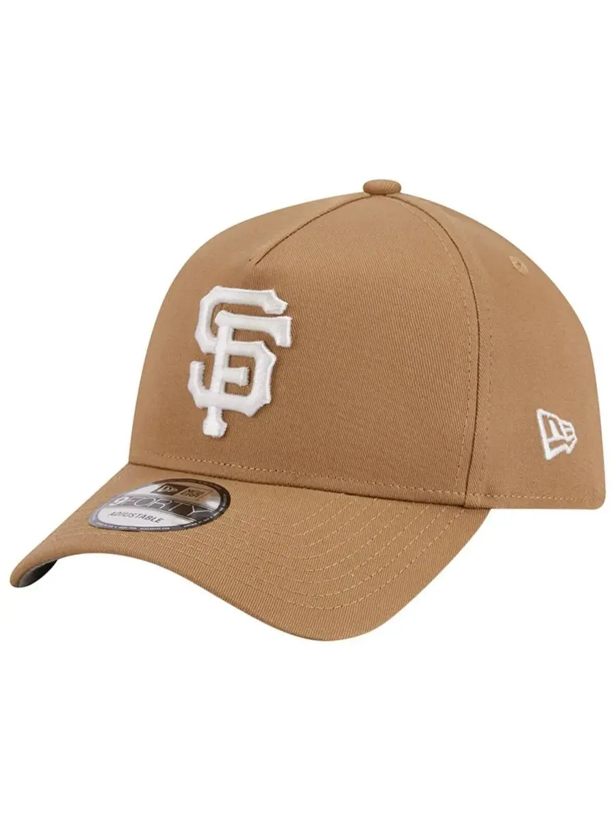 Мужская регулируемая бейсболка San Francisco Giants A-Frame 9FORTY цвета хаки New Era