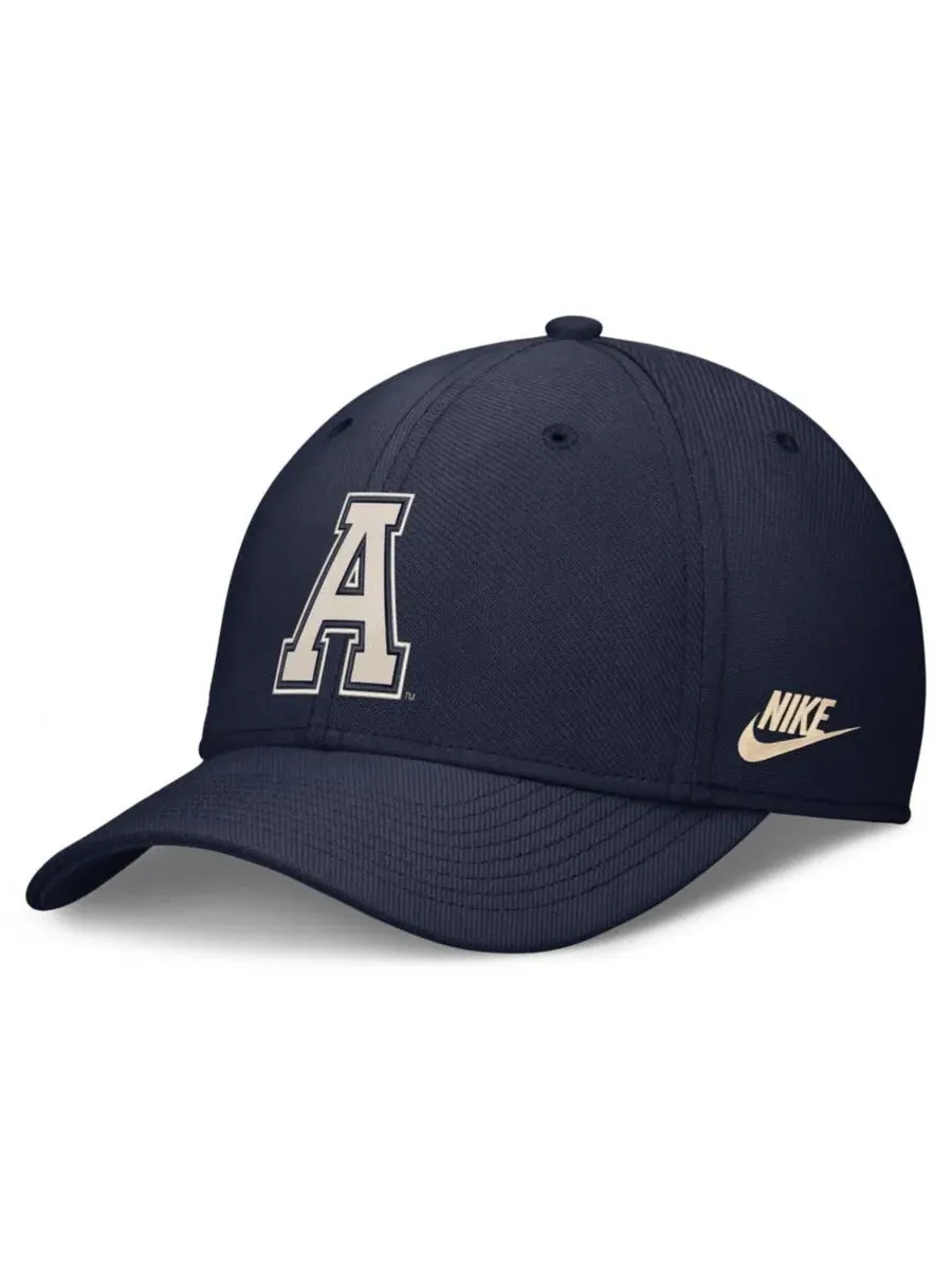 Кепка Nike Dri-FIT Vintage Rise Swooshflex с вышитым логотипом Auburn Tigers