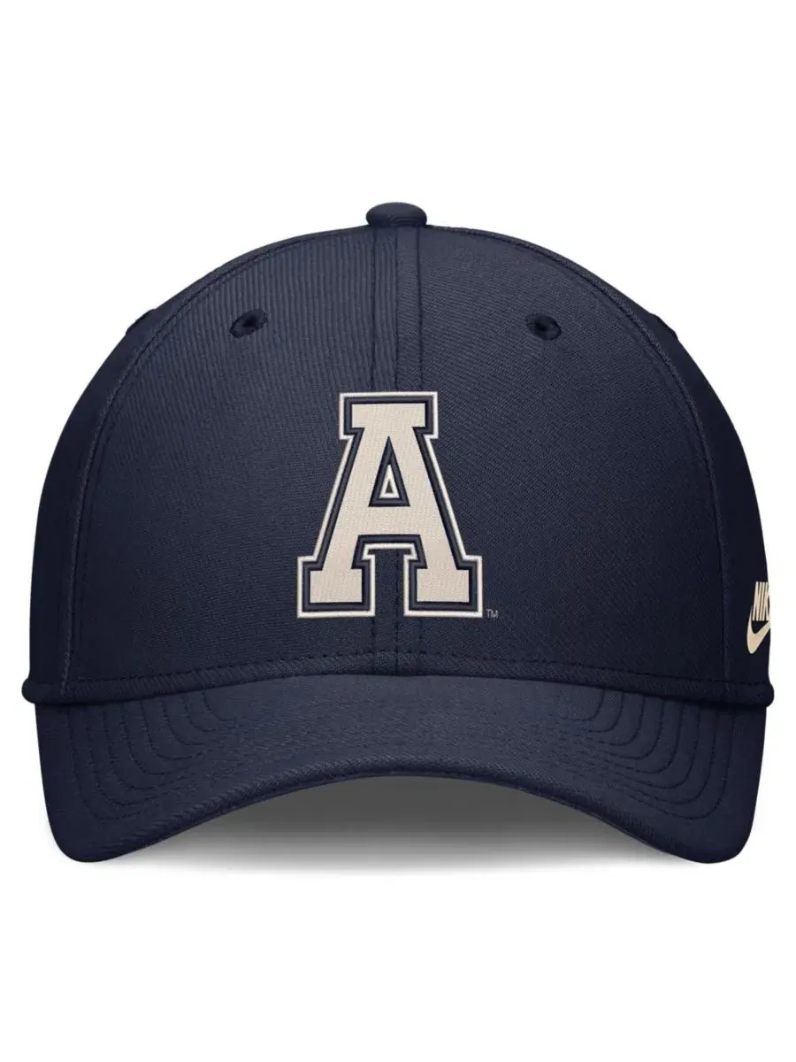 Кепка Nike Dri-FIT Vintage Rise Swooshflex с вышитым логотипом Auburn Tigers — изображение 2 из 4, темно-синий