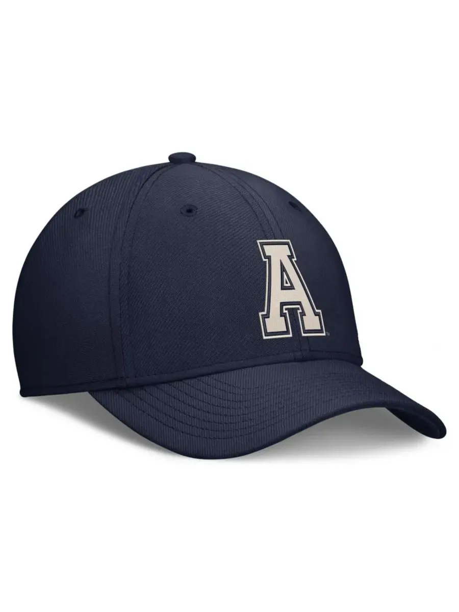 Кепка Nike Dri-FIT Vintage Rise Swooshflex с вышитым логотипом Auburn Tigers — изображение 3 из 4, темно-синий