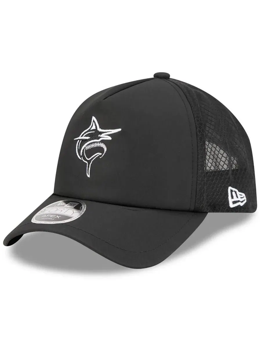 Бейсболка New Era 9FORTY APEX с вышитым логотипом Miami Marlins